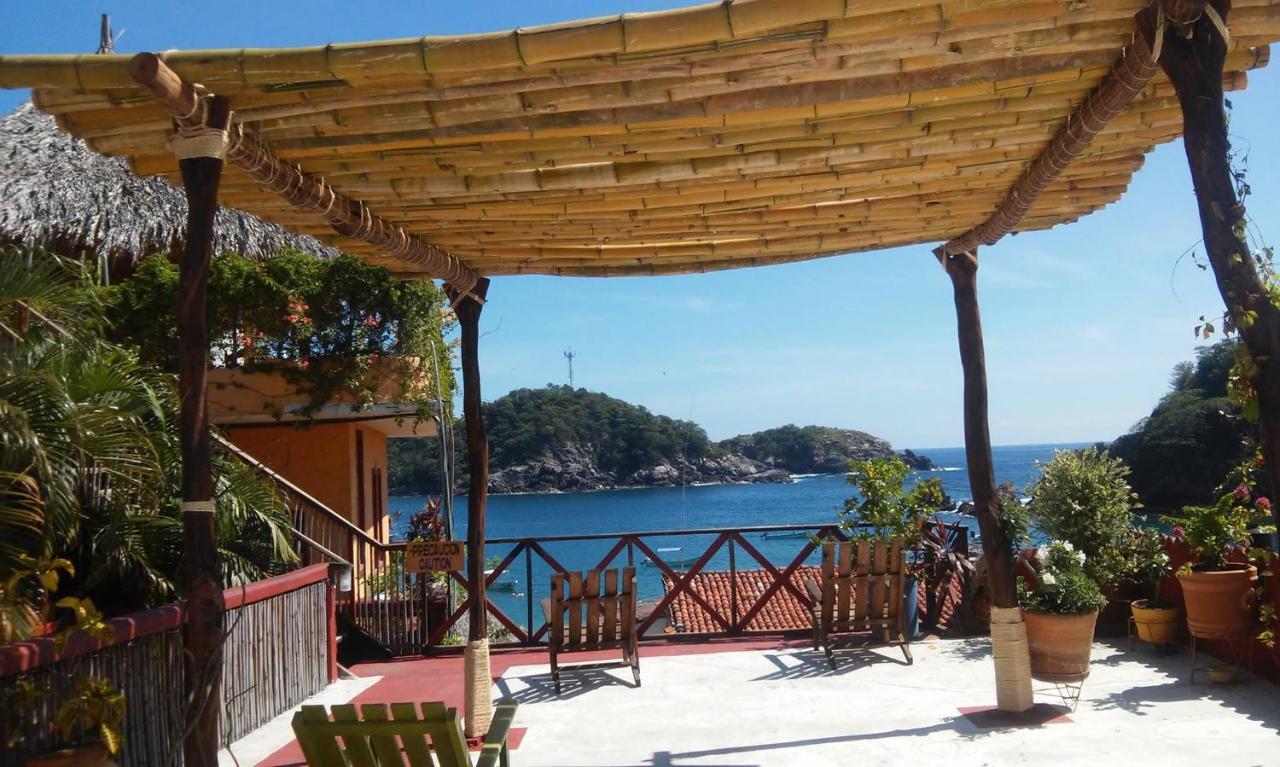 Hotel La Cabana Puerto Ángel Eksteriør bilde