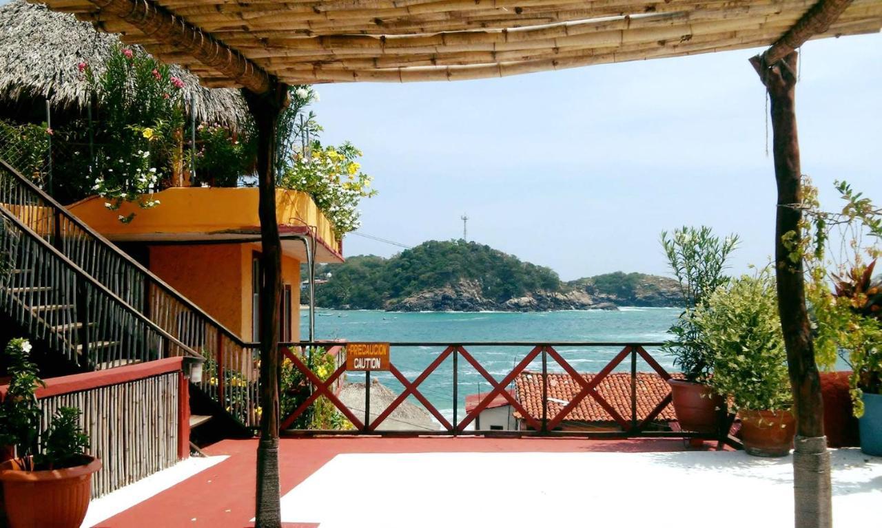 Hotel La Cabana Puerto Ángel Eksteriør bilde