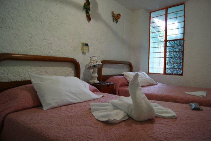 Hotel La Cabana Puerto Ángel Rom bilde