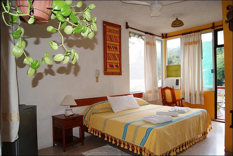 Hotel La Cabana Puerto Ángel Rom bilde