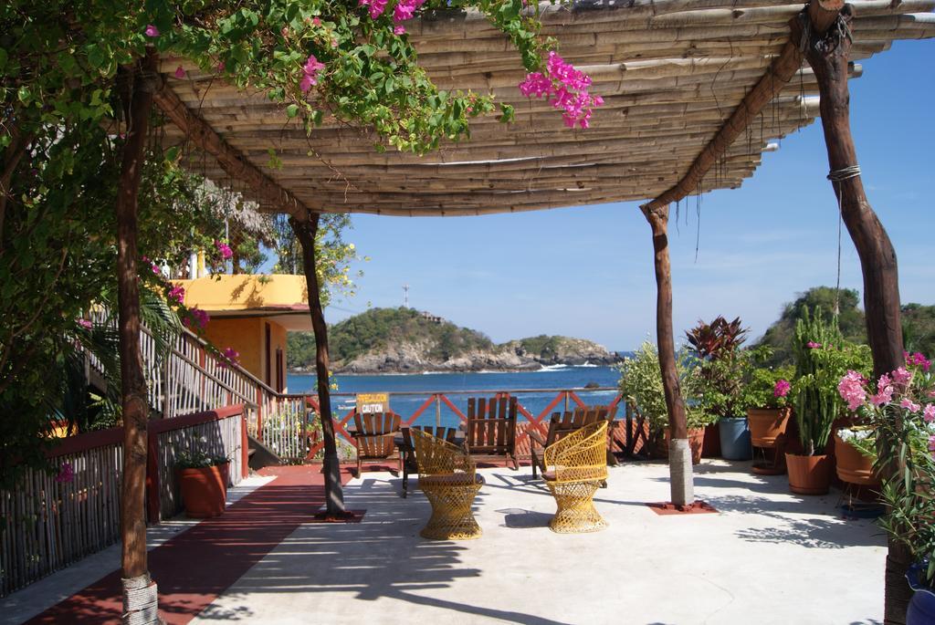 Hotel La Cabana Puerto Ángel Eksteriør bilde